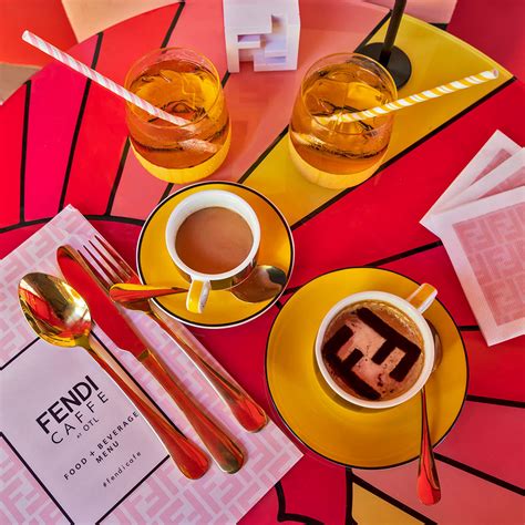 the fendi cafe menu